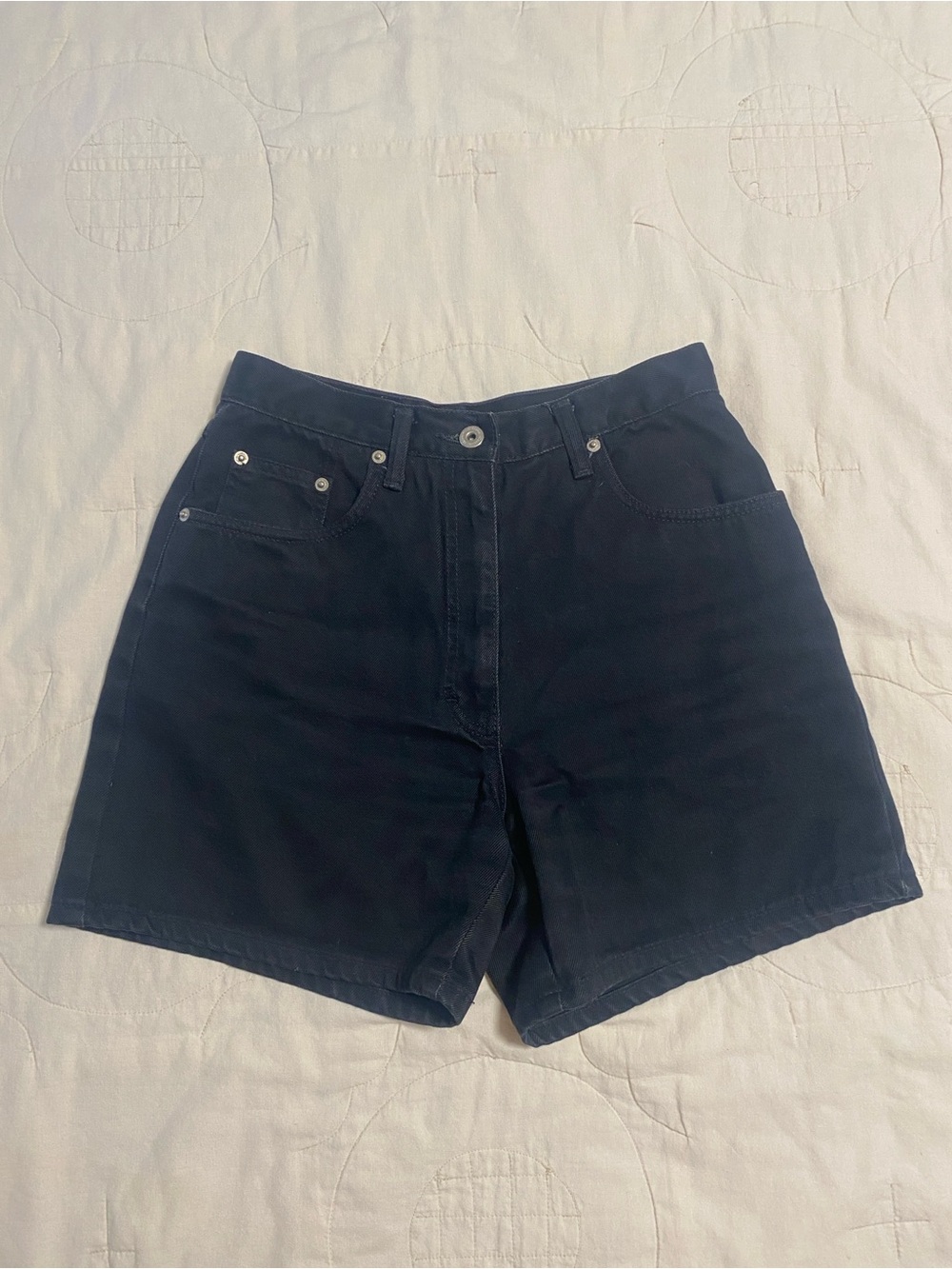 Vintage Anne Taylor High-Rise Women's Black Shorts